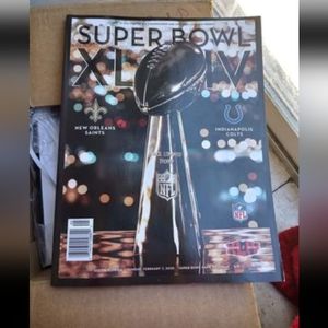 *No Creases!* Saints 2009-2010 Superbowl Program book *Own a piece of History!*